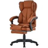 Trisens Schreibtischstuhl Bürostuhl Gamingstuhl Racing Chair Chefsessel mit Fußstütze