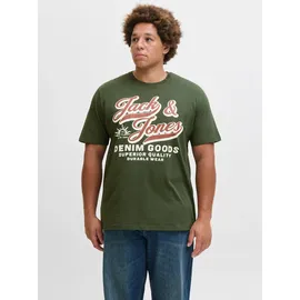 Jack & Jones PlusSize JACK & JONES Jjelogo Tee Ss Oneck 2 Col Aw25 Noos Pls - Plus Size