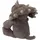 DEPESCHE Dino World Plüsch Floppy Triceratops 25 cm Braun