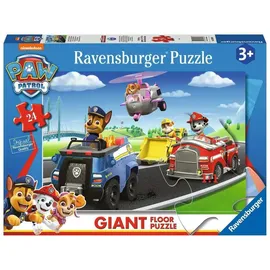 Ravensburger Kinderpuzzle 03089 - unsere Paw Patrol Freunde - Bodenpuzzle mit 24 großen Puzzleteilen, für kleine Paw Patrol-Fans ab 3 Jahren