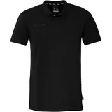 Kempa Prime Poloshirt Kinder schwarz 164