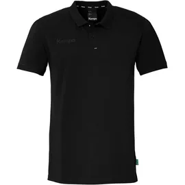 Kempa Prime Poloshirt Kinder schwarz 164