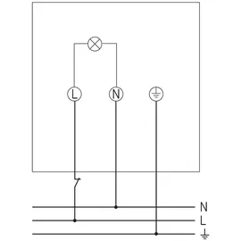 Theben Außenwandleuchte Aluminium 22,4 cm inkl. Bewegungsmelder grau