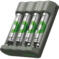 GP Batteries Battery Recharger AAA 850 mAh, Ladegerät inkl.