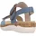 remonte Riemchensandalen Damen Blau 37