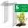Novatool 5 Strauchstützen 100 x 40 cm Grün