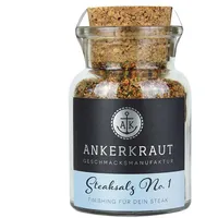 Ankerkraut Steaksalz No. 1 80 g Salz Korkenglas Gewürz kochen grillen