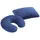 Maximex 2-in-1 Reisekissen 40 x 30 cm Blau