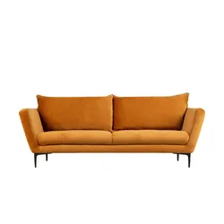 Einzelsofa  Ancona ¦ orange ¦ Maße (cm): B: 80 H: 45 T: 80