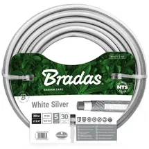 Bradas Gartenschlauch 50 m 1/2" weiß-silber