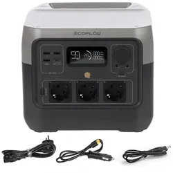 EcoFlow River 2 Pro - Tragbare Powerstation - 800W - 768 Wh/19.2V