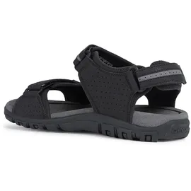 GEOX Uomo Strada Sandalen Black / Stone 40