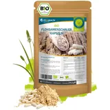 FP24 Health Bio Flohsamenschalen Kapseln 450 Stk - 3.660 mg je Portion - aus biologischem Anbau - indische Flohsamen hochdosiert - Hergestellt und geprüft in DE - Ballaststoffe