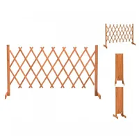 vidaXL Garten-Rankzaun Orange 150x80 cm Massivholz Tanne