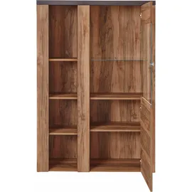 OTTO home Vitrine Larona 100 x 37,1 x 145 cm Braun