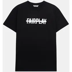 UNFAIR ATHLETICS No Fairplay T-Shirt schwarz - XL