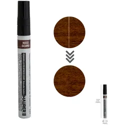 Professioneller Holzretuschierstift, Farbe Walnuss dunkel.
