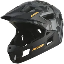 Alpina Rupi 50-55 cm Kinder black/camo orange matt 2023
