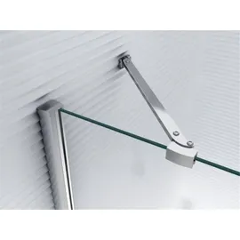 Glaszentrum Hagen 80x120x80x195 cm Ares U-Duschkabine - Transparent