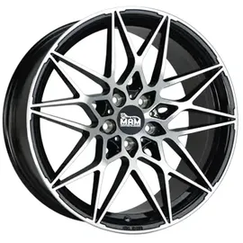 mam wheels B2 8,5 x 19 5 x 112 ET30 Alufelge Schwarz Poliert