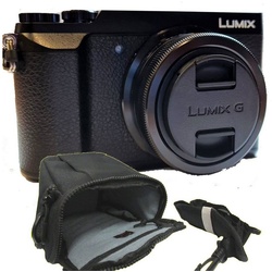 Panasonic Panasonic Lumix GX80+3,5-5,6/12-32 mm schwarz Set inklusive Tasche Kompaktkamera