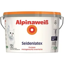 Alpina Seidenlatex Alpinaweiß weiß seidenglänzend 2,5 l