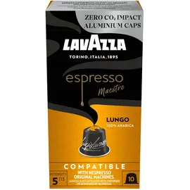 Lavazza Espresso Lungo, 10 Kapseln, Nespresso kompatibel