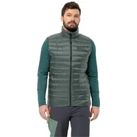Jack Wolfskin PILVI DOWN Vest M Weste, Hedge Green,