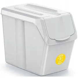KEDEN Mülltonne 80 l 4-tlg. weiß