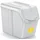 KEDEN Mülltonne 80 l 4-tlg. weiß
