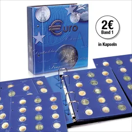 SAFE Schwäbische Albumfab 2-Euromünzen-Sammelalbum Topset, für alle 2 Euro-Münzen in Kapseln, 2004-2013