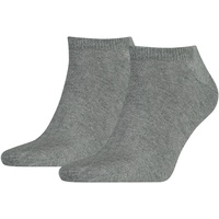 2er Pack TOMMY HILFIGER Sneakersocken Herren 758 - middle grey melange 47-49