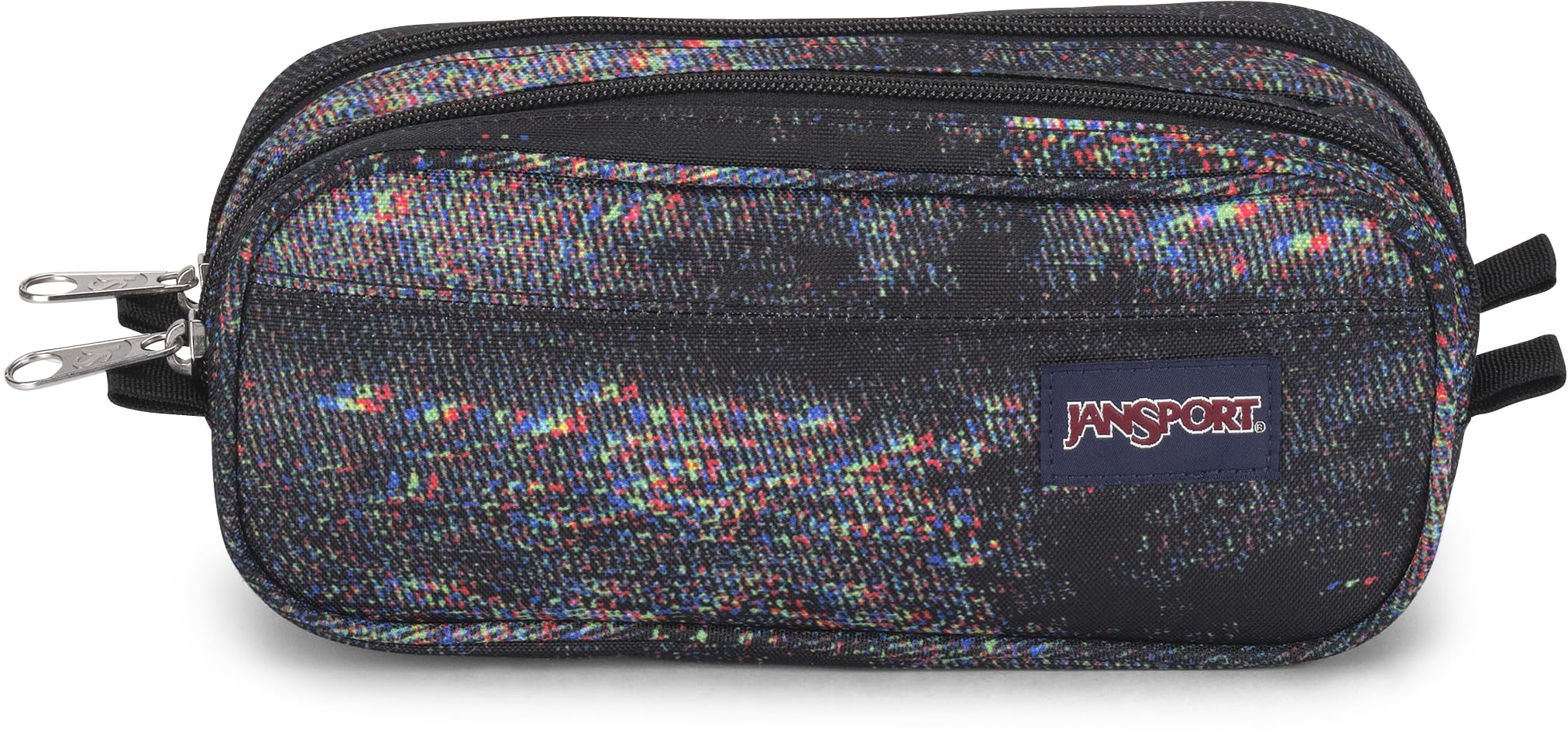 JanSport Large Accessory Pouch, Große Tasche, 1.3 L, 11 x 23 x 7.5 cm, Screen Static