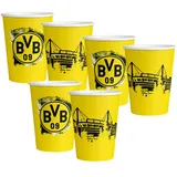 Amscan Pappbecher 0,5 l Gelb 6 St.