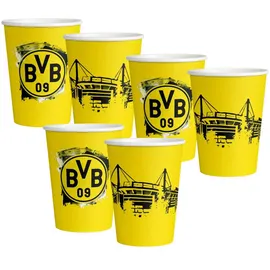 Amscan Pappbecher 0,5 l Gelb 6 St.