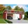Lasita Maja Blockgarage »Hawaii«, BxT: 820 x 579,6 cm (Außenmaß), Holz - rot