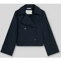Marc O'Polo Relaxed Fit Trenchjacke aus Baumwolle, Marine, 34