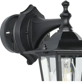 EGLO Außenleuchte Aluminium, Glas 35,0 cm 1-flammig schwarz