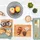 Dune Design 6er Set Frühstücksbrettchen Holz 22x15 Brotzeitbretter Kleine Schneidebretter