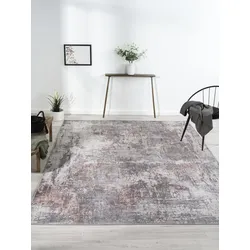 Myflair Möbel & Accessoires Teppich »Kollektion Avery«, rechteckig, 2 mm Höhe, Flachgewebe, waschbar bis 30 Grad, ideal im Wohnzimmer, Schlafzimmer, Esszimmer & Küche, Indoor & Outdoor geeignet Myflair Möbel & Accessoires grau/braun/terrakotta B: 200 cm   1 St.