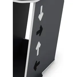 byLIVING Schreibtisch Matrix Anthrazit / Weiß