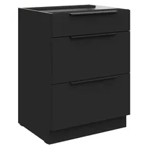 Küchen-Preisbombe Unterschrank SIENA 60 x 0 x 0 cm Schwarz