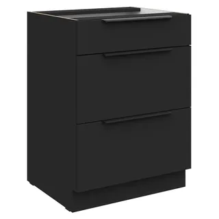 Küchen-Preisbombe Unterschrank SIENA 60 x 0 x 0 cm Schwarz