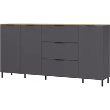 Germania California 192 x 98 x 40 cm Braun/Grau