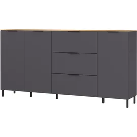 Germania California 192 x 98 x 40 cm Braun/Grau