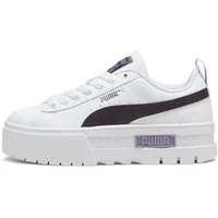 Puma Mayze Lth Sportschuhe - White / Midnight Plum