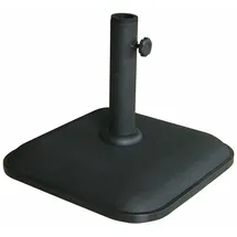 marbueno summer Sonnenschirmständer Beton 35 x 35 x 5,2 cm 11 kg Schwarz