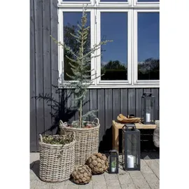 House Nordic Aufbewahrungskorb Indo 50 x 50 x 50 cm Braun