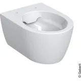 Geberit iCon Wand-WC Tiefspüler, verkürzte Ausladung, geschlossene Form, Rimfree weiß