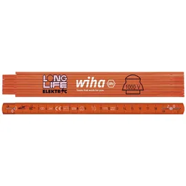 Wiha Zollstock Longlife Orange 2 m